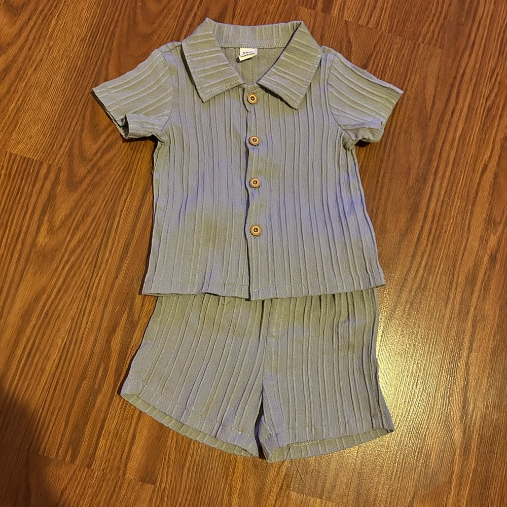 Toddler Matching Short Set - Gray